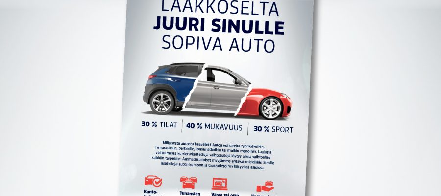 Laakkonen: Laakkoselta juuri sinulle sopiva auto, Print