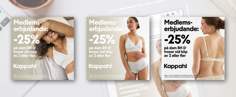 Kappahl: Facebook-mainontaa