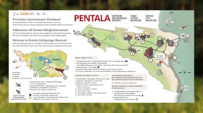 Espoon kaupunki: Saaristomuseo Pentalan karttakyltit